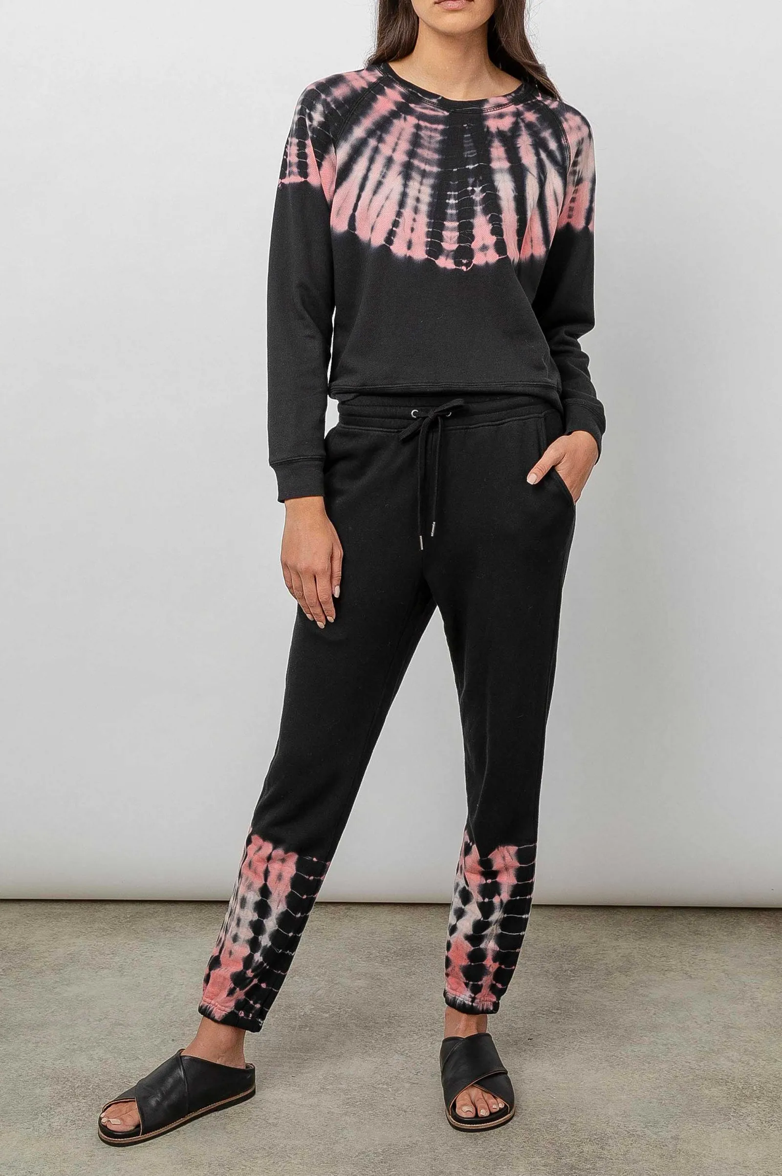 Vrouwen Rails Theo & Kingston Set - Zwarte Bloemblaadje Tie-Dye