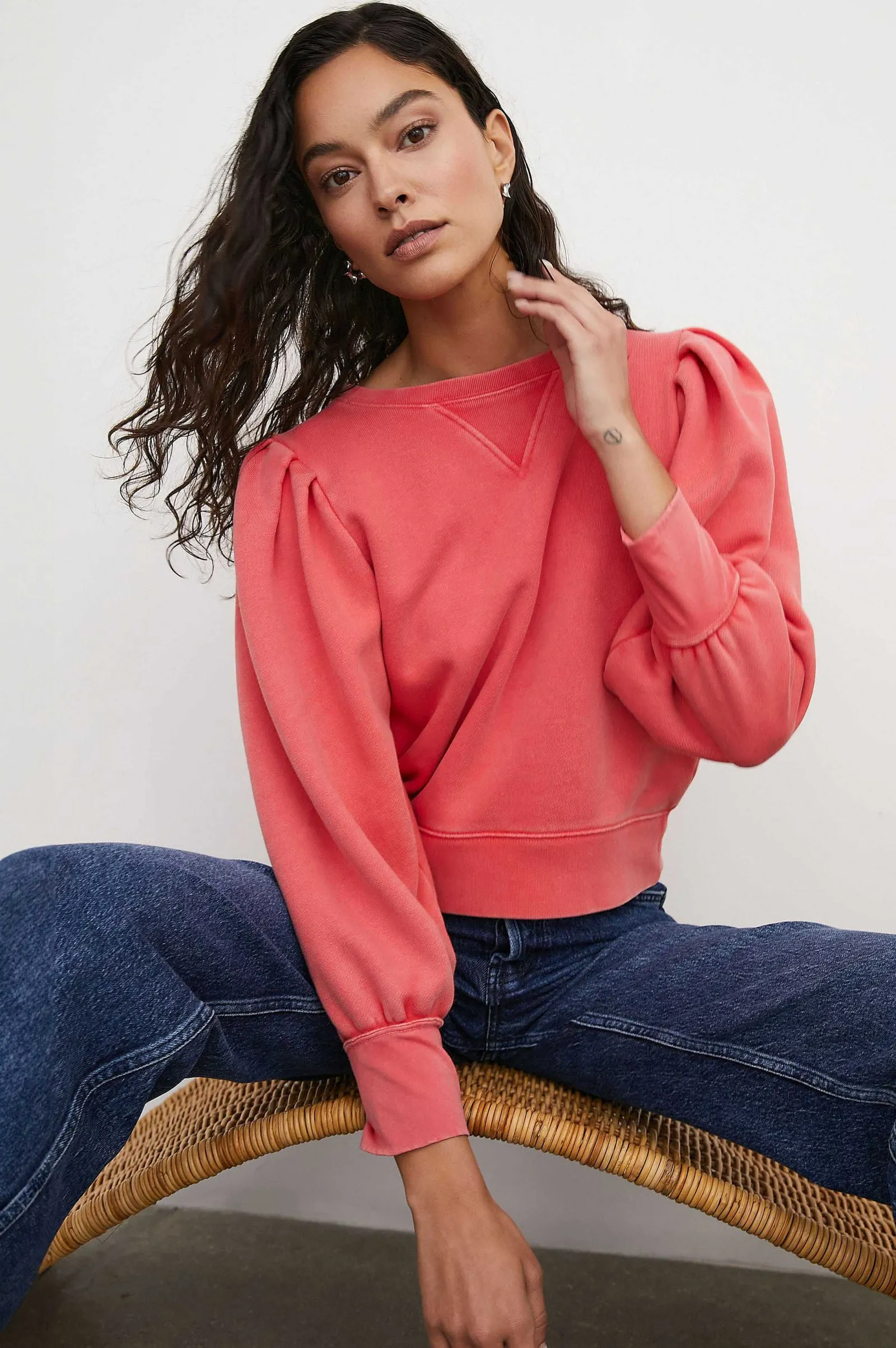 Vrouwen Rails Tiffany Sweatshirt - Kers