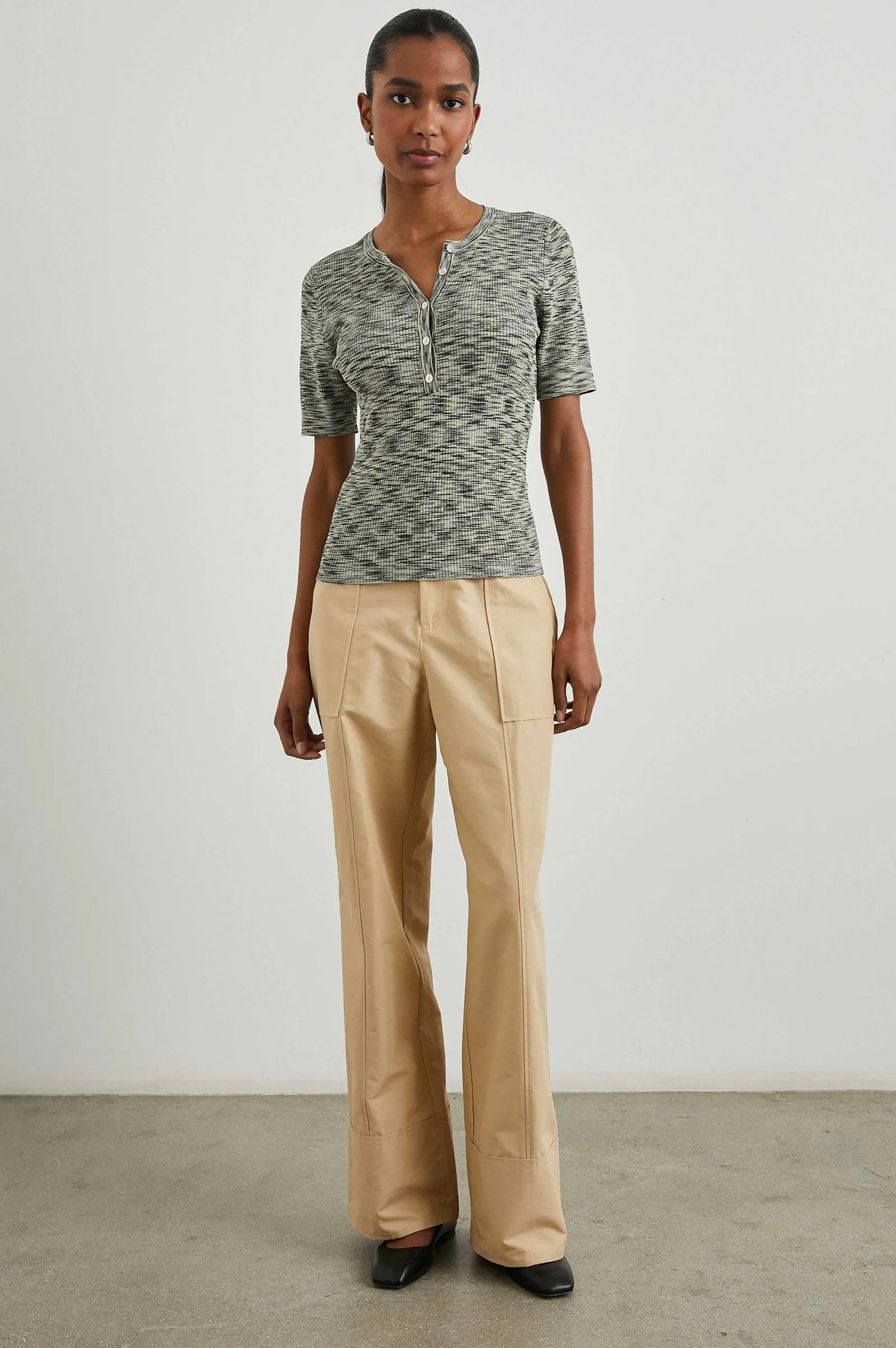 Vrouwen Rails Toni Top - Munt Marine Ruimteverf