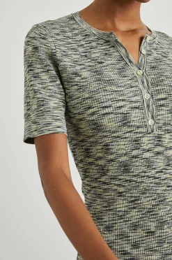 Vrouwen Rails Toni Top - Munt Marine Ruimteverf