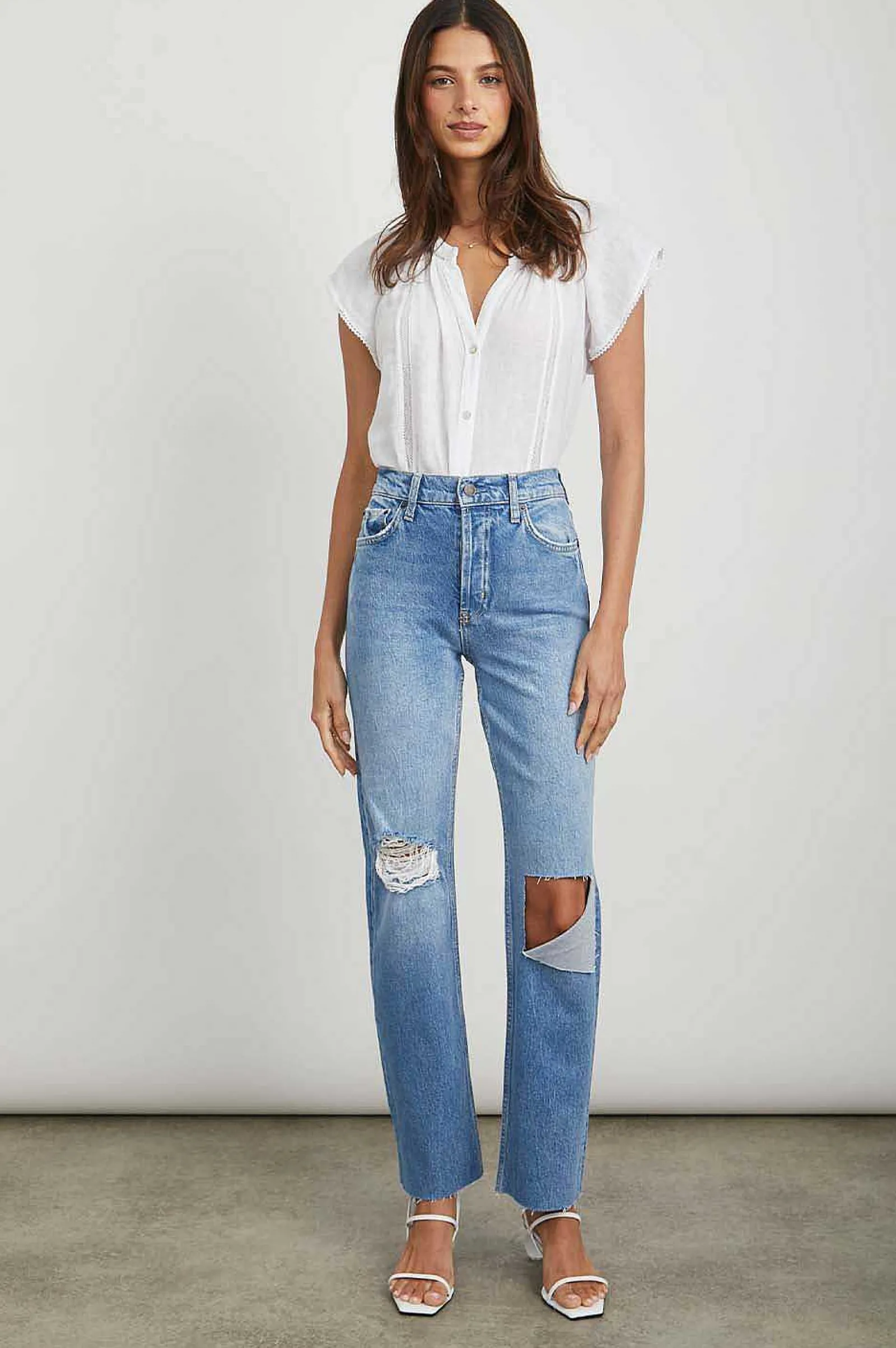 Vrouwen Rails Topanga Straight - Vervaagd Blauw Vernietigen