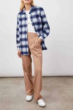 Vrouwen Rails Tripp Shirt Jas - Azure Sapphire