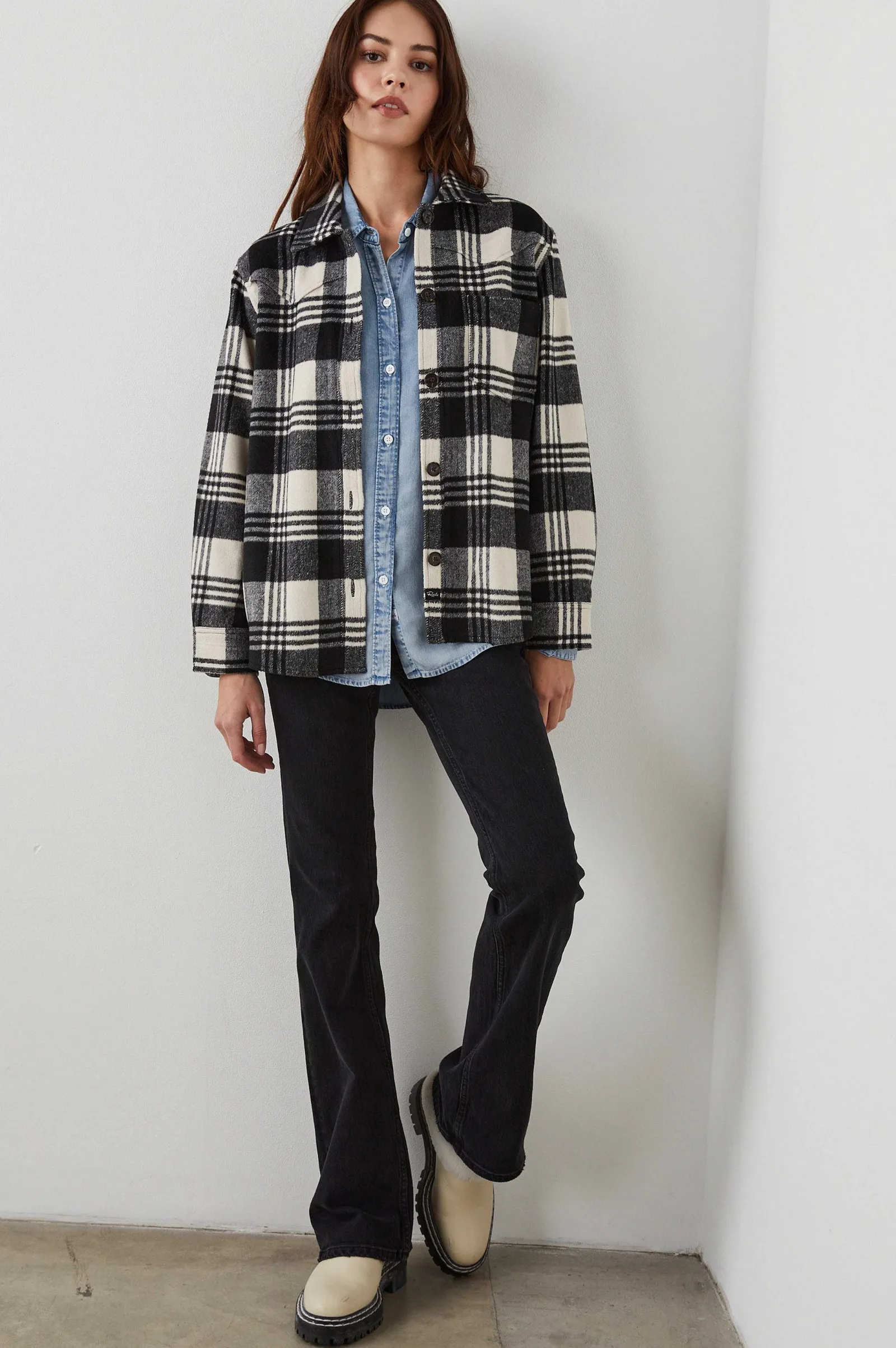 Vrouwen Rails Tripp Shirtjas - Oyster Zwart