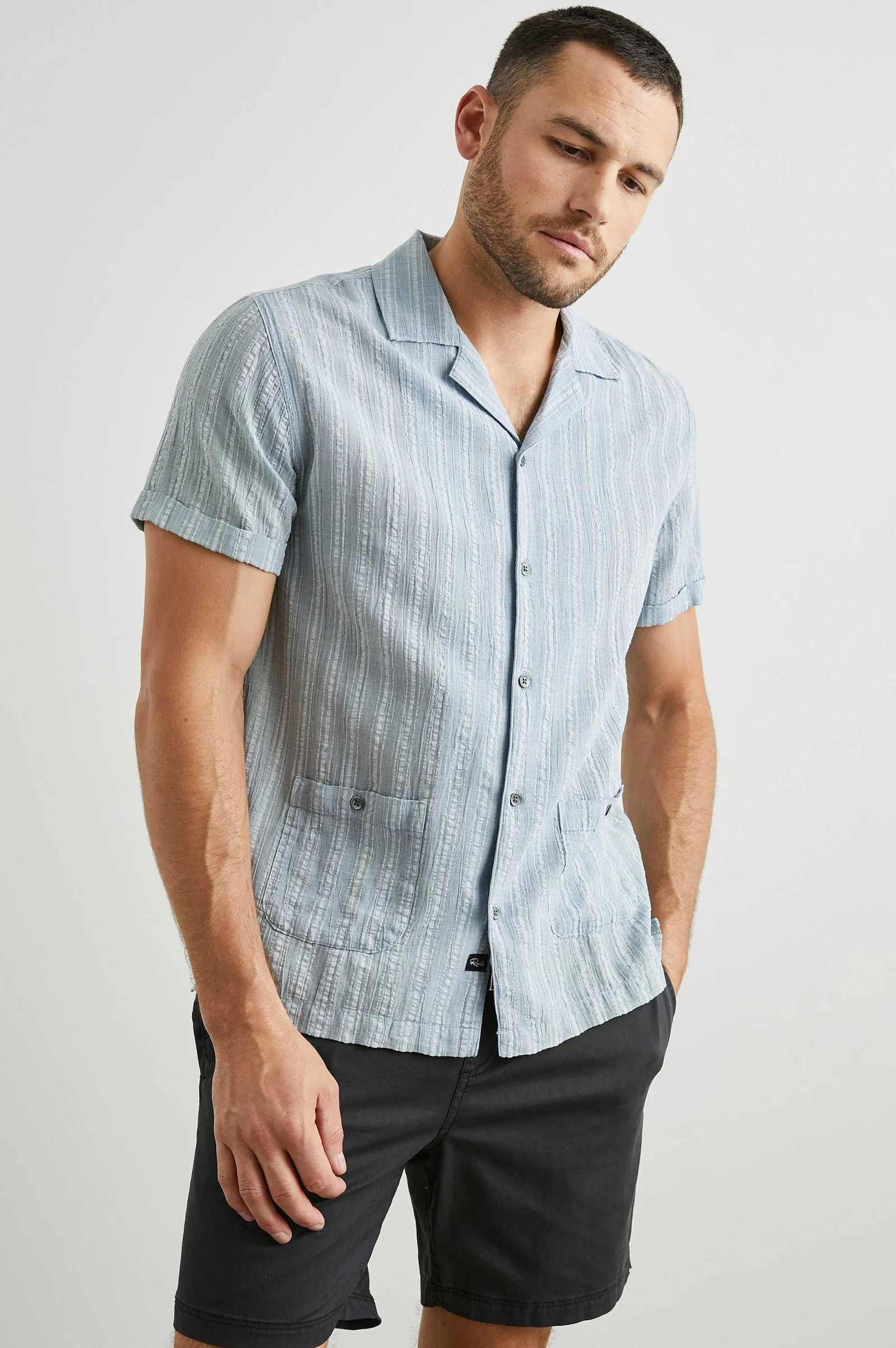 Heren Rails Vice Shirt - Blauwe Mais
