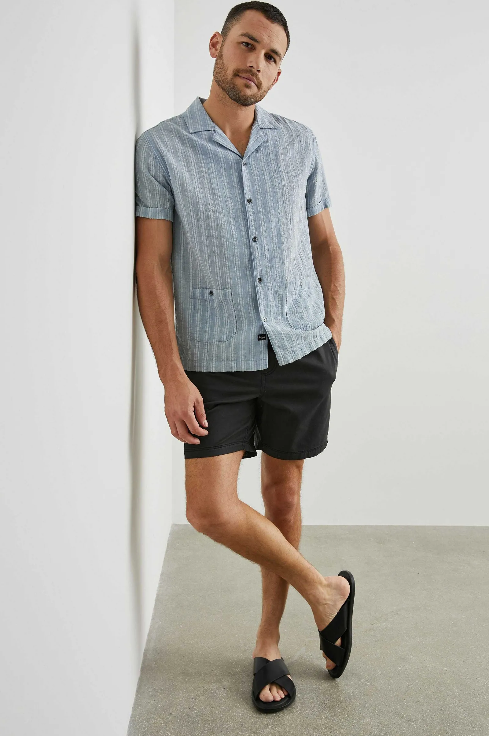 Heren Rails Vice Shirt - Blauwe Mais