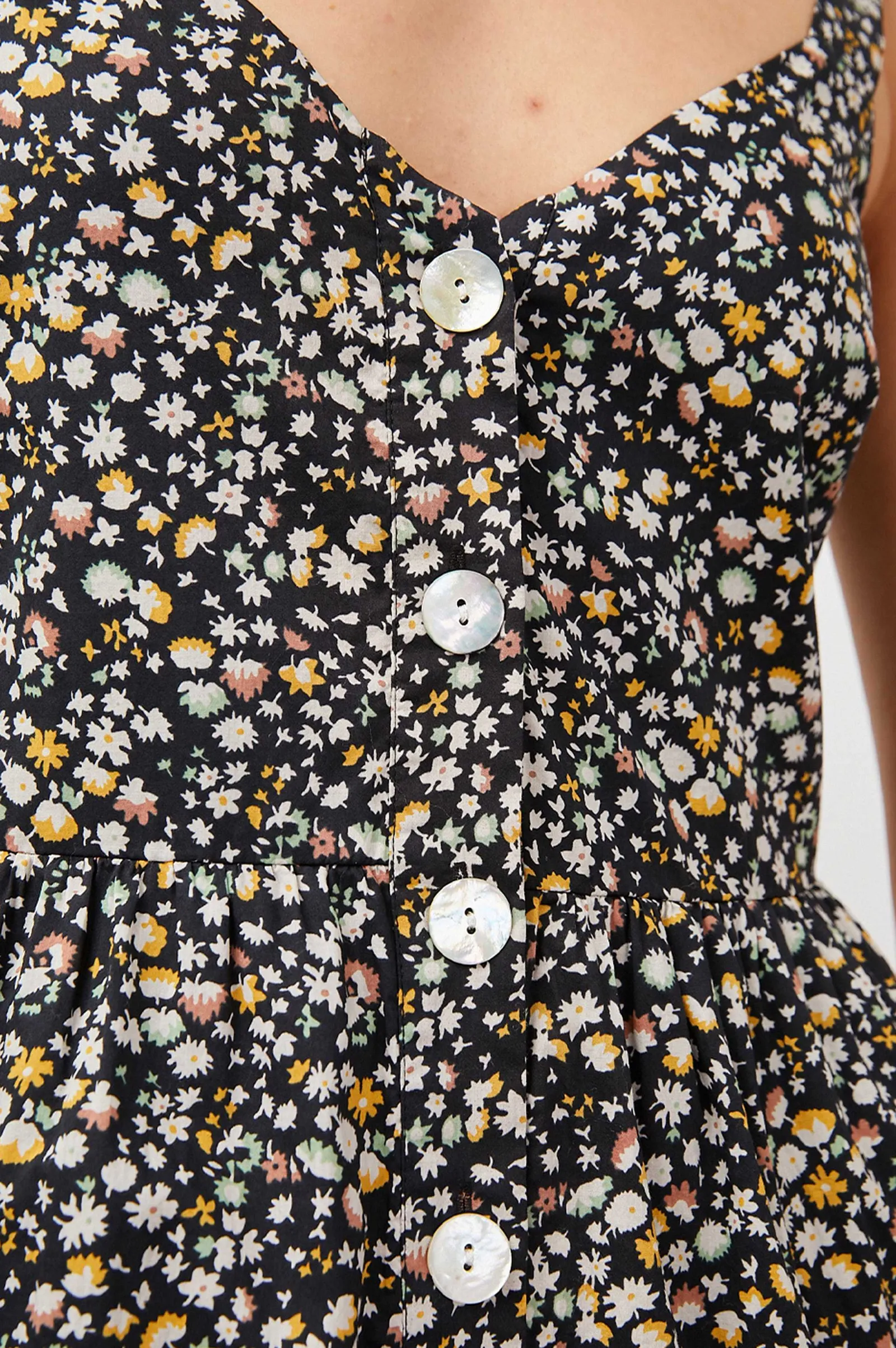 Vrouwen Rails Violette Jurk - Zwart Mini Bloemen