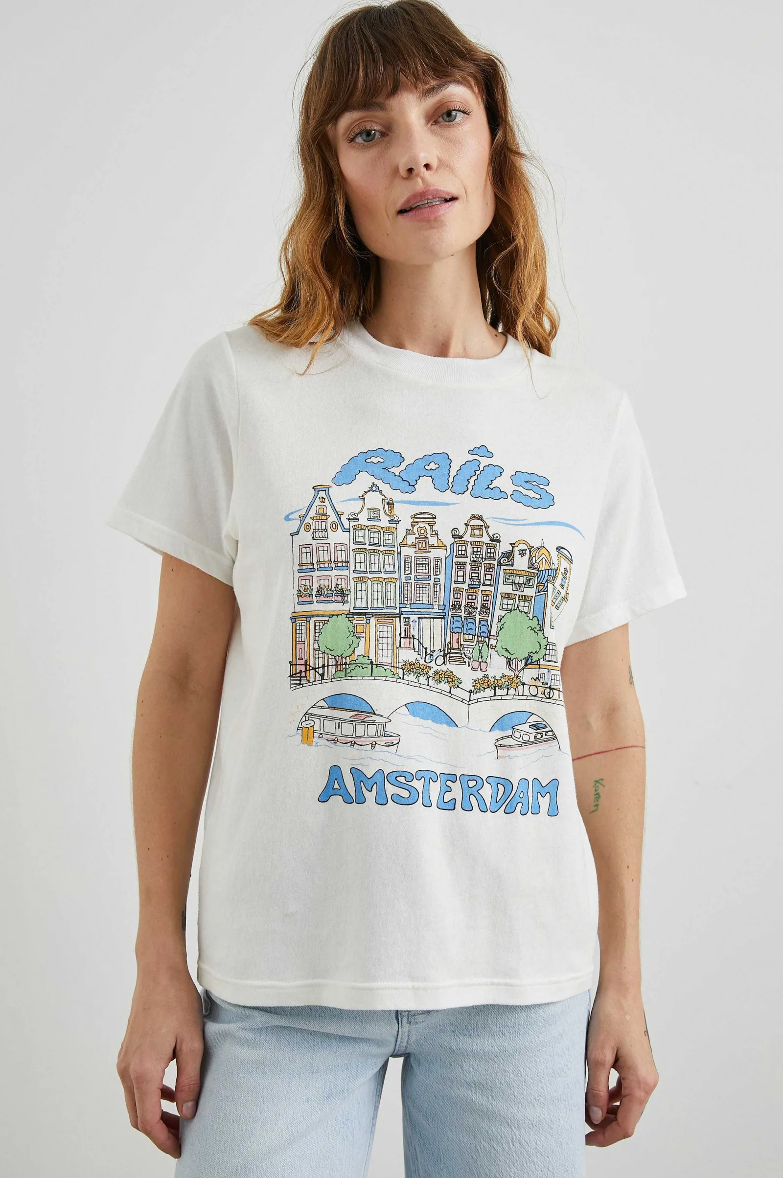 Vrouwen Rails Vriendin T-Shirt - Amsterdam