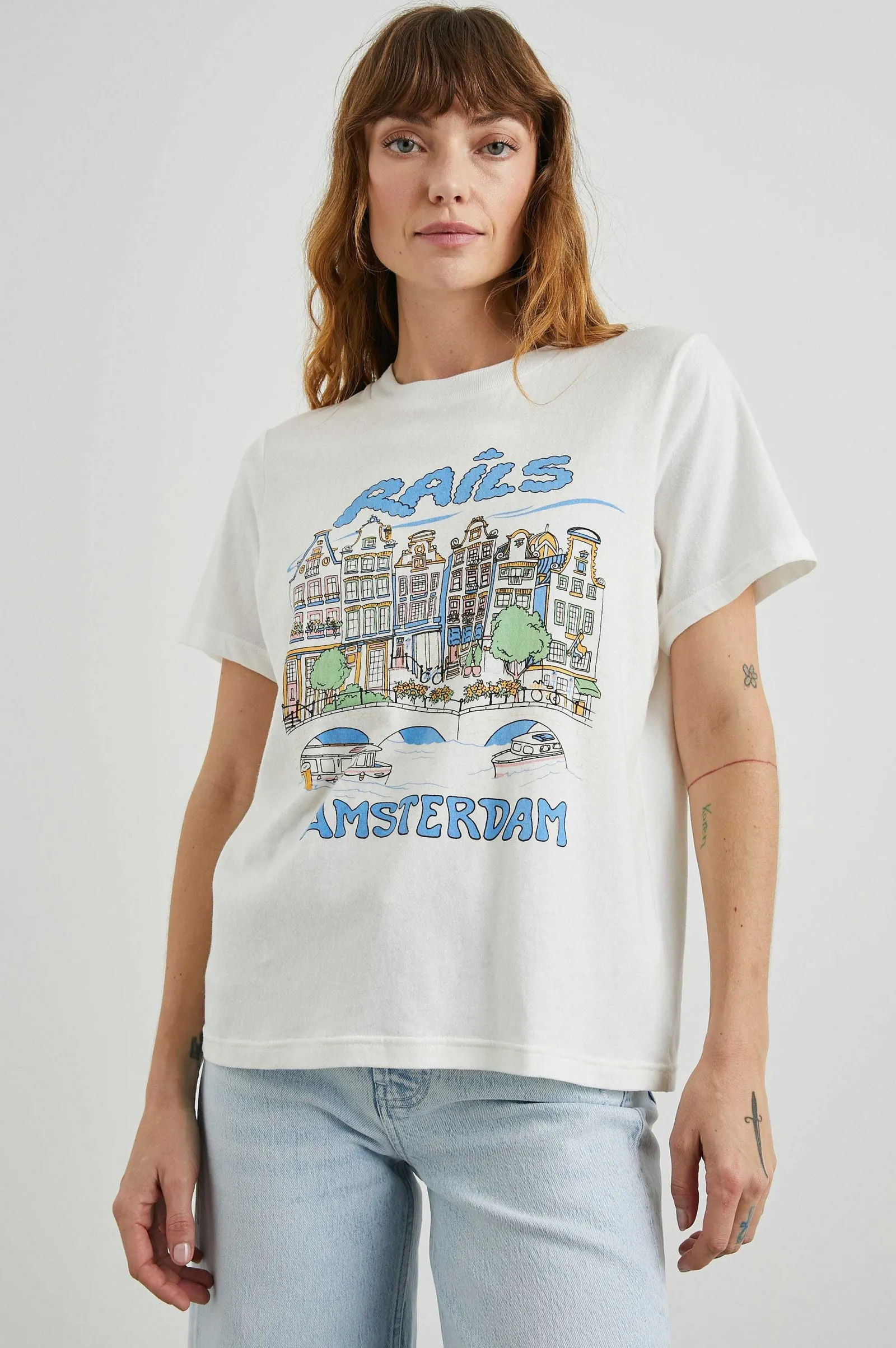 Vrouwen Rails Vriendin T-Shirt - Amsterdam