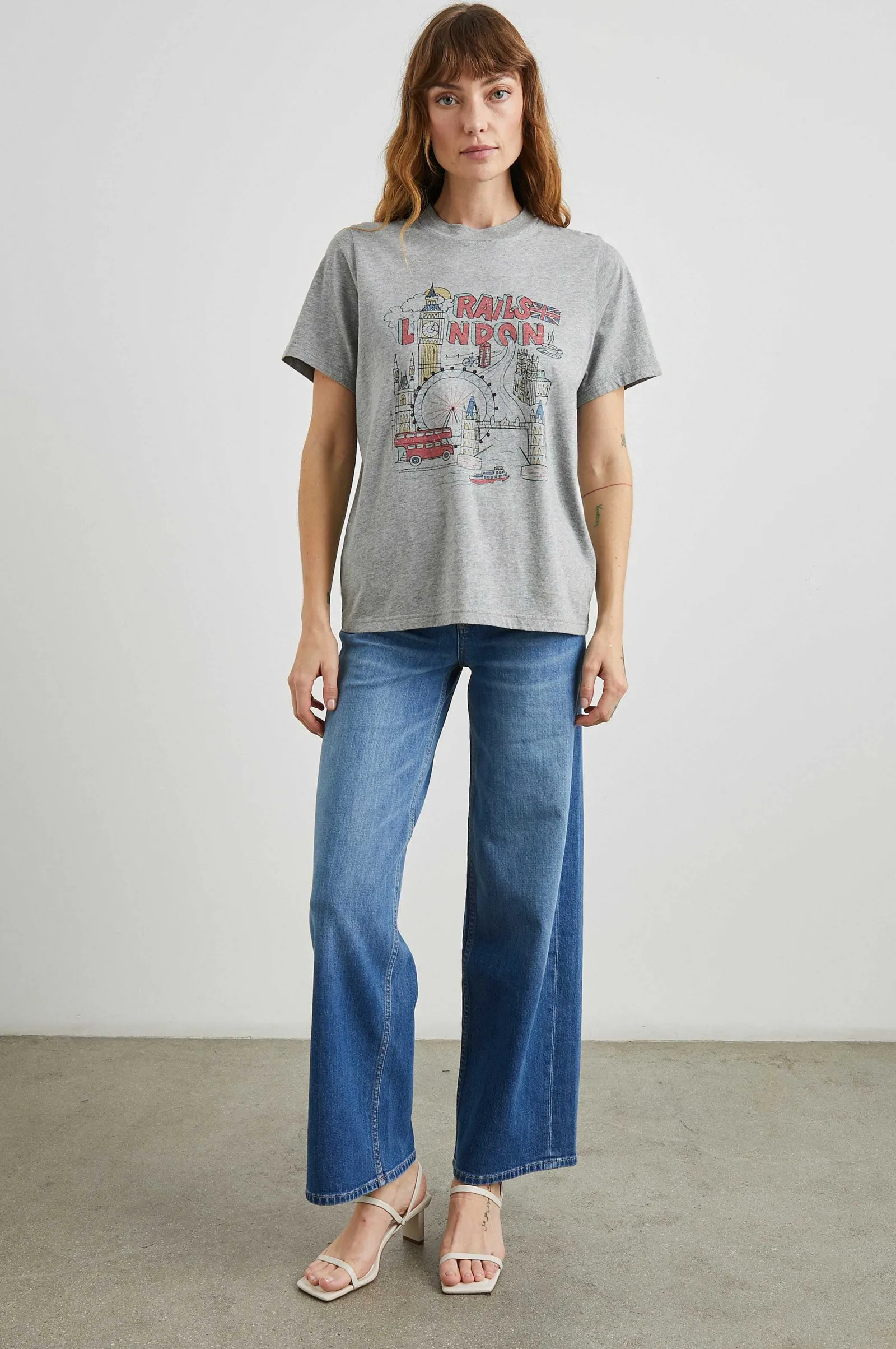 Vrouwen Rails Vriendin T-Shirt - Londen