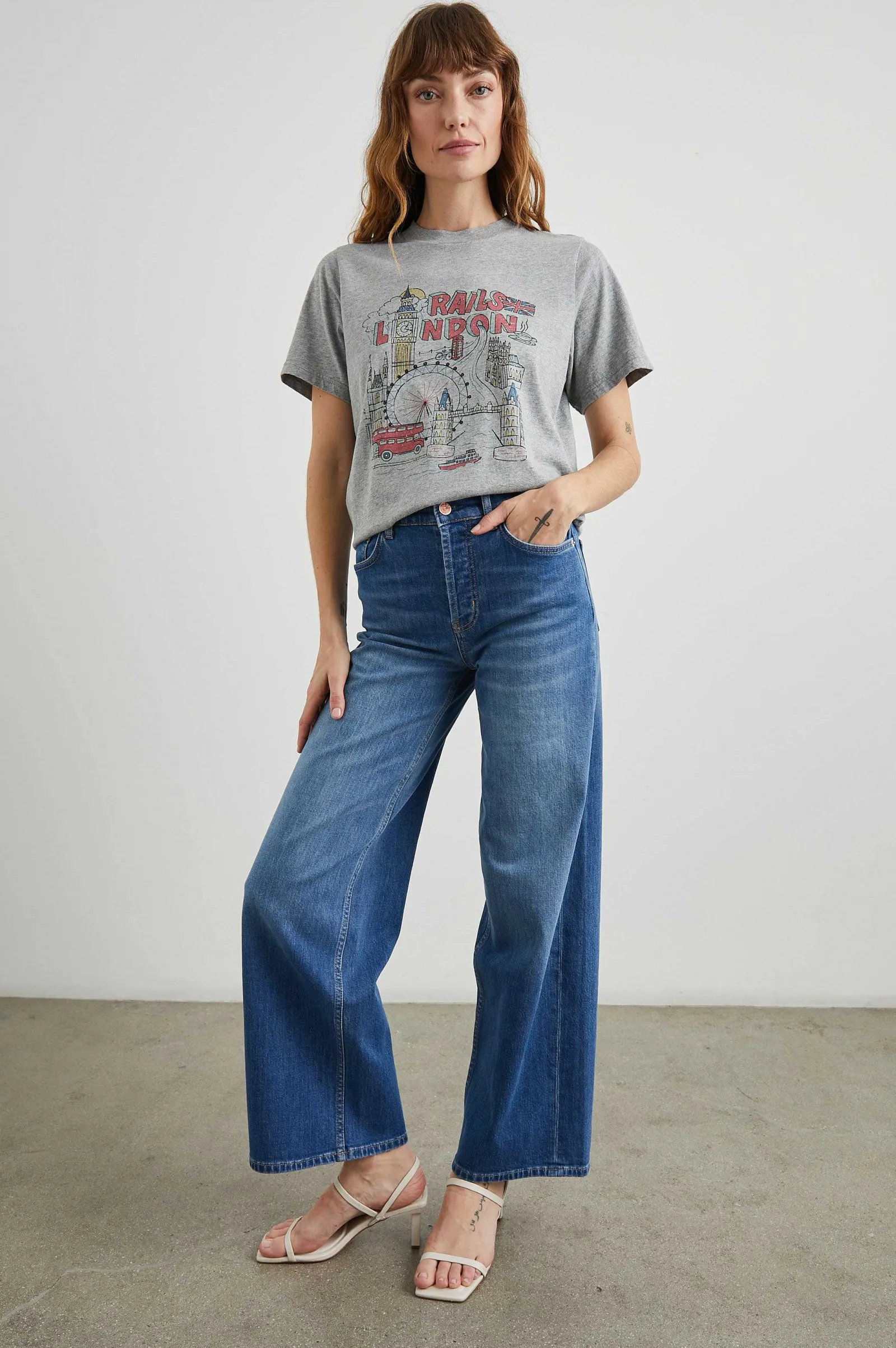 Vrouwen Rails Vriendin T-Shirt - Londen