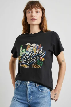 Vrouwen Rails Vriendin T-Shirt - Spoor New York