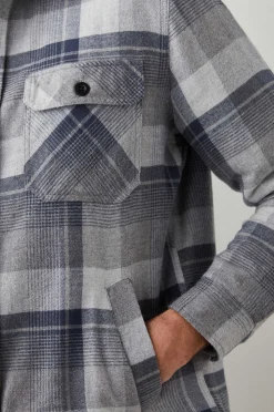 Heren Rails Worthing Jas - Slate Mist Heather