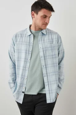 Heren Rails Wyatt Shirt - Bitter Meloen Cloud Melange