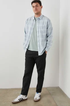 Heren Rails Wyatt Shirt - Bitter Meloen Cloud Melange