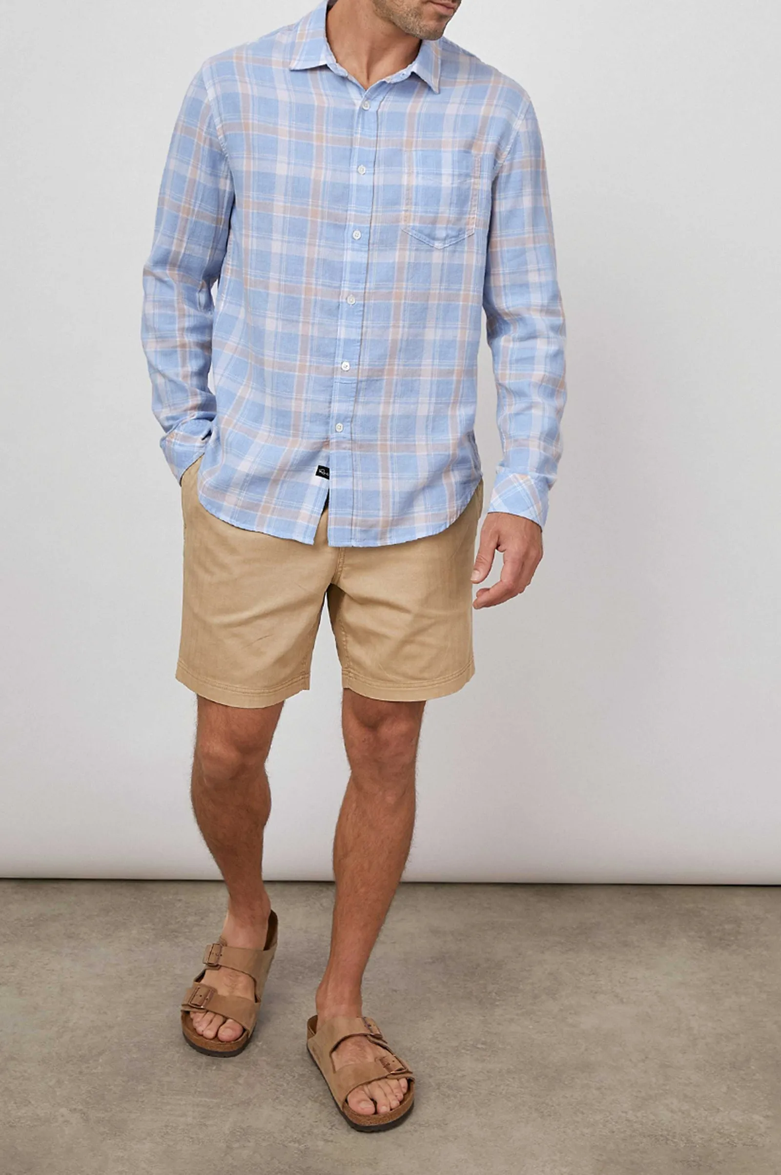Heren Rails Wyatt Shirt - Vervaagd Aardbei-Zeeglas