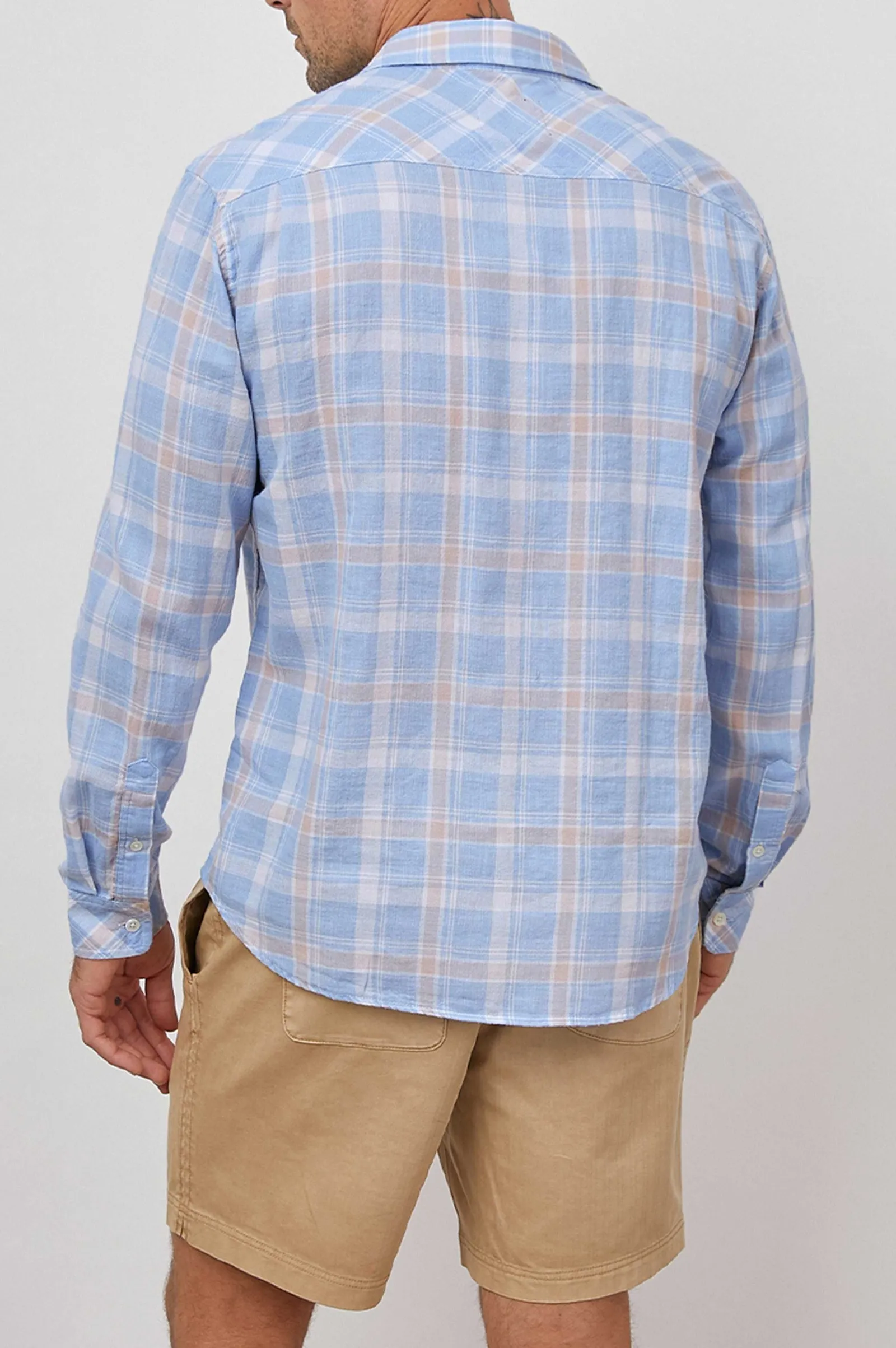 Heren Rails Wyatt Shirt - Vervaagd Aardbei-Zeeglas