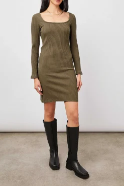 Vrouwen Rails Yara Jurk - Olijf