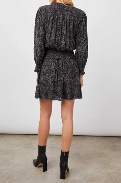 Vrouwen Rails Zana Jurk - Houtskool Abstract Dier