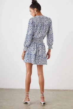 Vrouwen Rails Zana Jurk - Kobalt Statische Luipaard