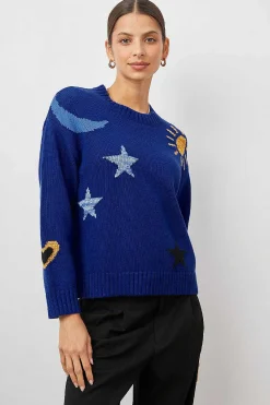 Vrouwen Rails Zoey Trui - Kobaltgoud Galaxy
