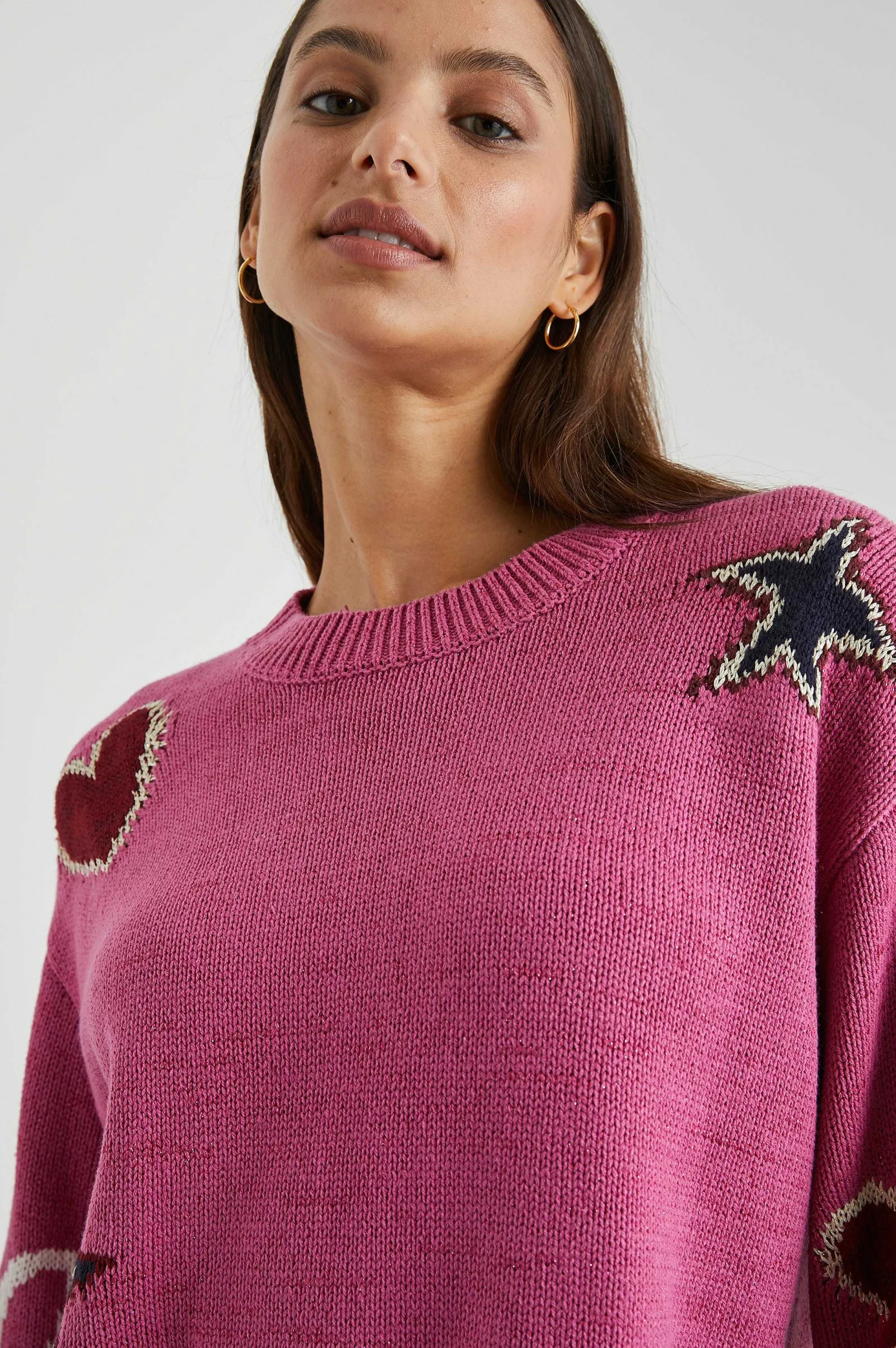 Vrouwen Rails Zoey Trui - Roze Multi